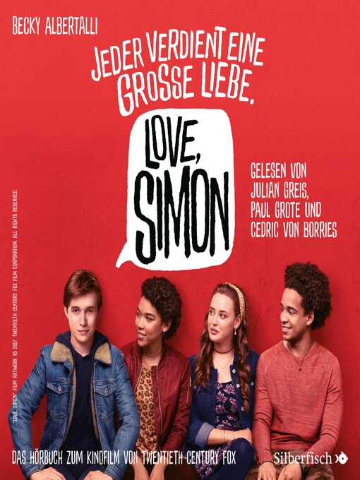 Title details for Love, Simon (Filmausgabe) (Nur drei Worte – Love, Simon) by Becky Albertalli - Available